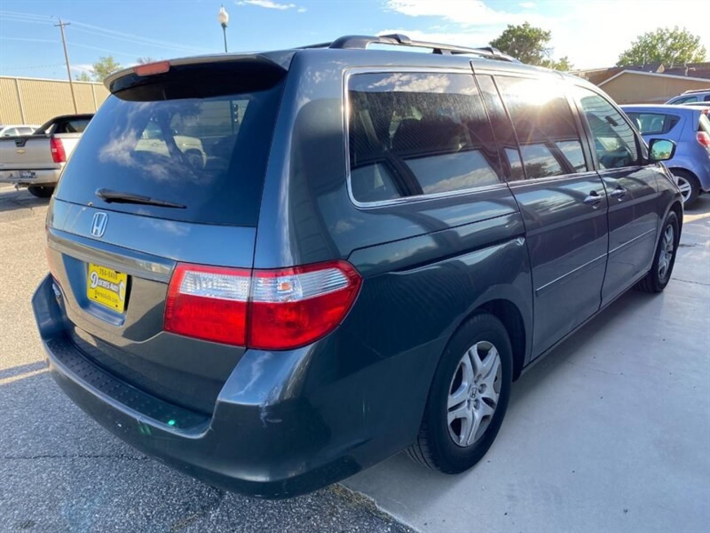 2006 Blue Honda Odyssey EX (5FNRL384X6B) with an 3L NA V6 single overhead cam (SOHC) 24V engine, Automatic transmission, located at 842 E South Street, Powell, WY, 82435, (307) 754-7289, 44.752300, -108.746933- Photo#3