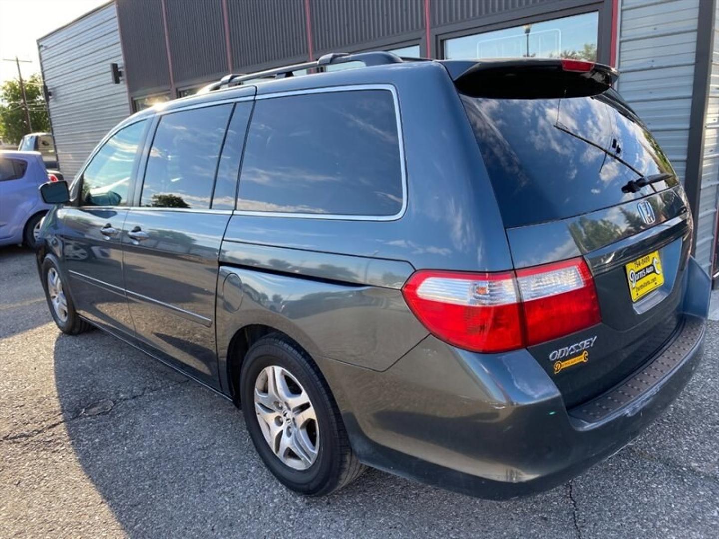 2006 Blue Honda Odyssey EX (5FNRL384X6B) with an 3L NA V6 single overhead cam (SOHC) 24V engine, Automatic transmission, located at 842 E South Street, Powell, WY, 82435, (307) 754-7289, 44.752300, -108.746933- Photo#4