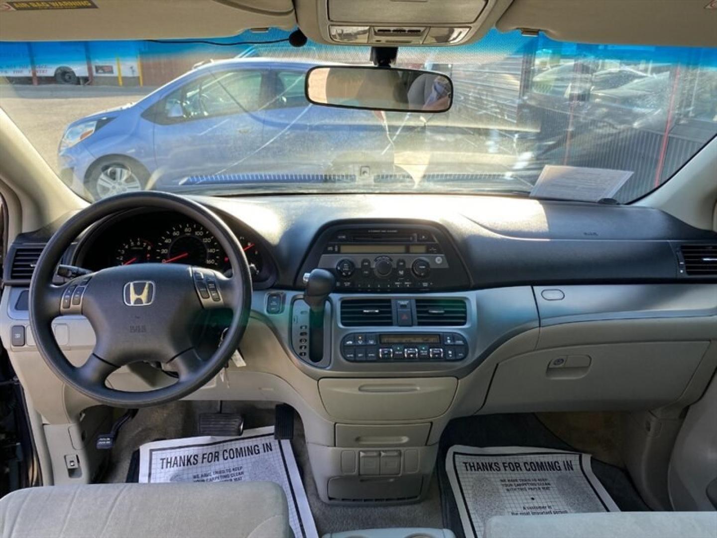 2006 Blue Honda Odyssey EX (5FNRL384X6B) with an 3L NA V6 single overhead cam (SOHC) 24V engine, Automatic transmission, located at 842 E South Street, Powell, WY, 82435, (307) 754-7289, 44.752300, -108.746933- Photo#9