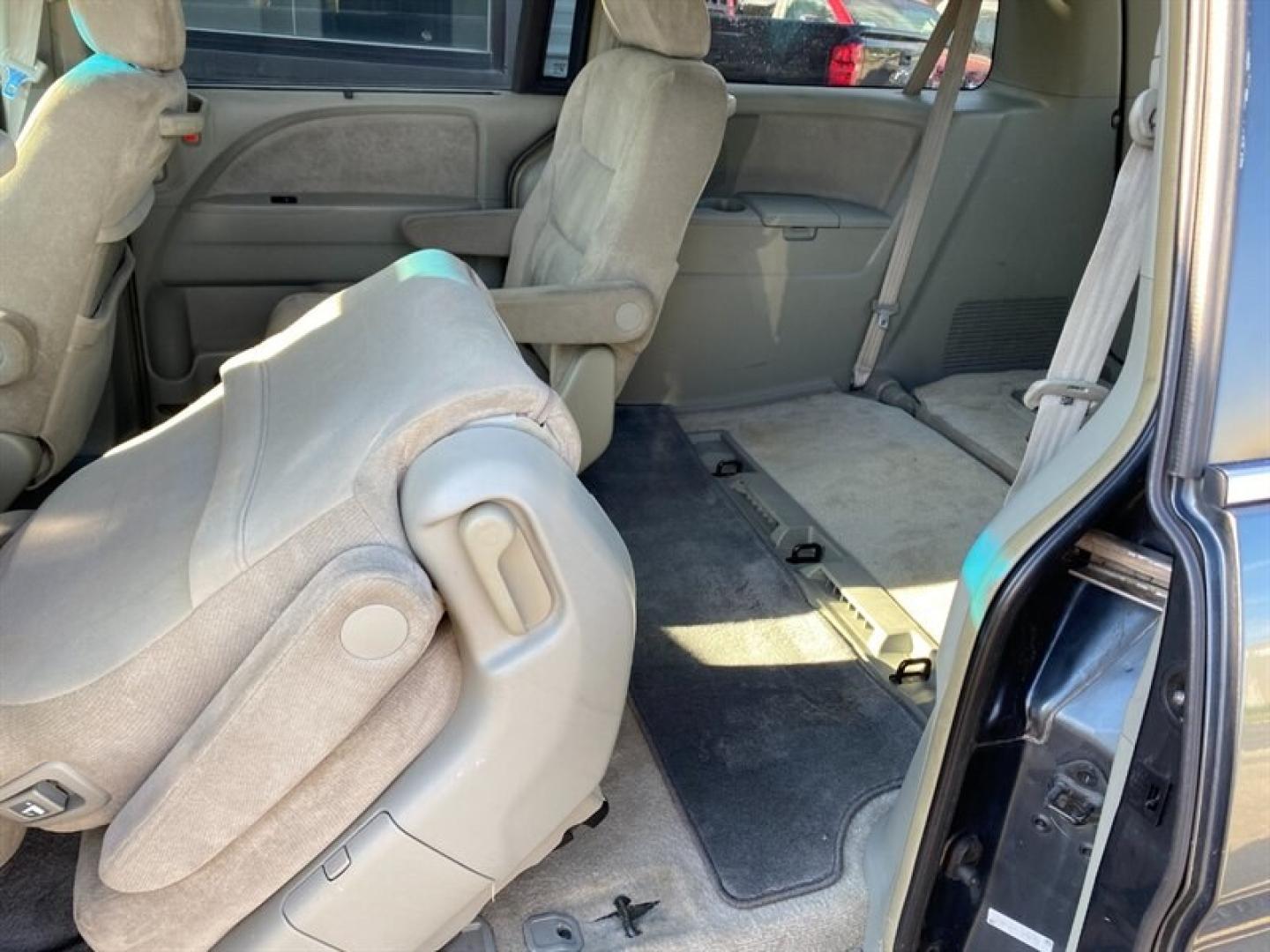 2006 Blue Honda Odyssey EX (5FNRL384X6B) with an 3L NA V6 single overhead cam (SOHC) 24V engine, Automatic transmission, located at 842 E South Street, Powell, WY, 82435, (307) 754-7289, 44.752300, -108.746933- Photo#13