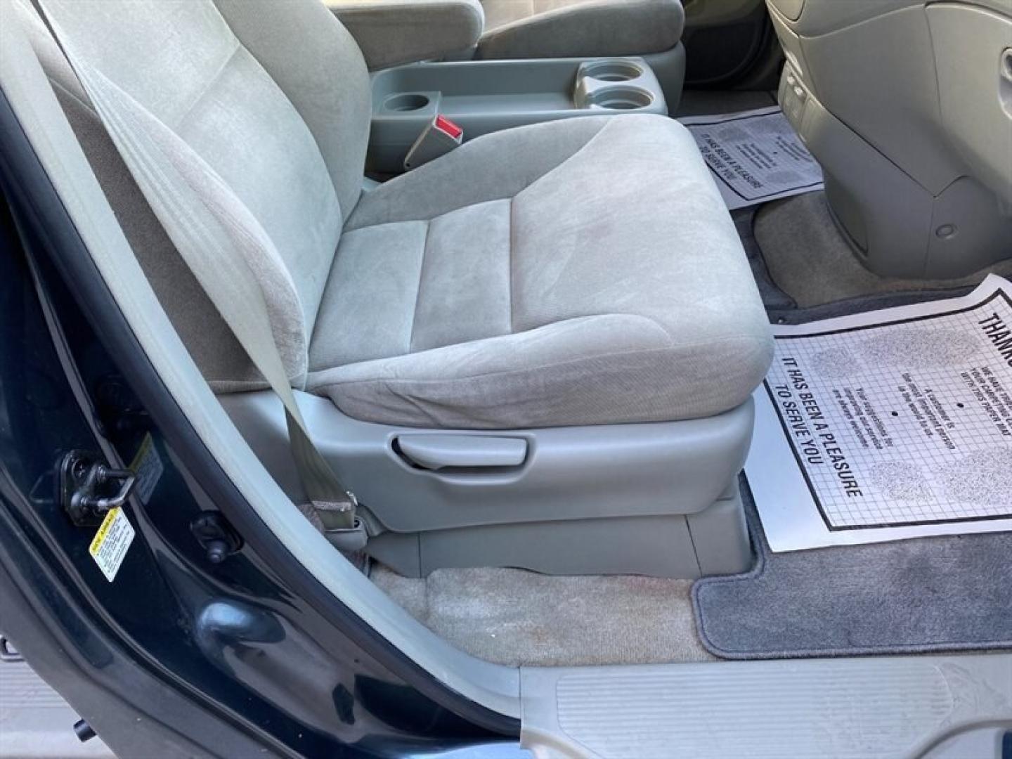 2006 Blue Honda Odyssey EX (5FNRL384X6B) with an 3L NA V6 single overhead cam (SOHC) 24V engine, Automatic transmission, located at 842 E South Street, Powell, WY, 82435, (307) 754-7289, 44.752300, -108.746933- Photo#21