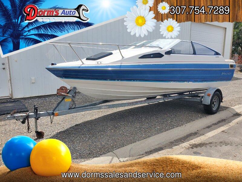 1988 Blue Bayliner Capri 19' (BL3C80CK178) with an 5.0 L engine, located at 842 E South Street, Powell, WY, 82435, (307) 754-7289, 44.752300, -108.746933- Photo#0