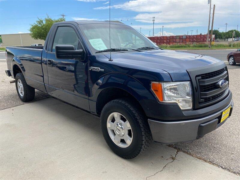 2013 Blue Jeans Metallic Ford F-150 XL (1FTMF1EM5DK) with an 3.7L Flex Fuel V6 302hp 278ft. lbs. engine, Automatic transmission, located at 842 E South Street, Powell, WY, 82435, (307) 754-7289, 44.752300, -108.746933- Photo#1