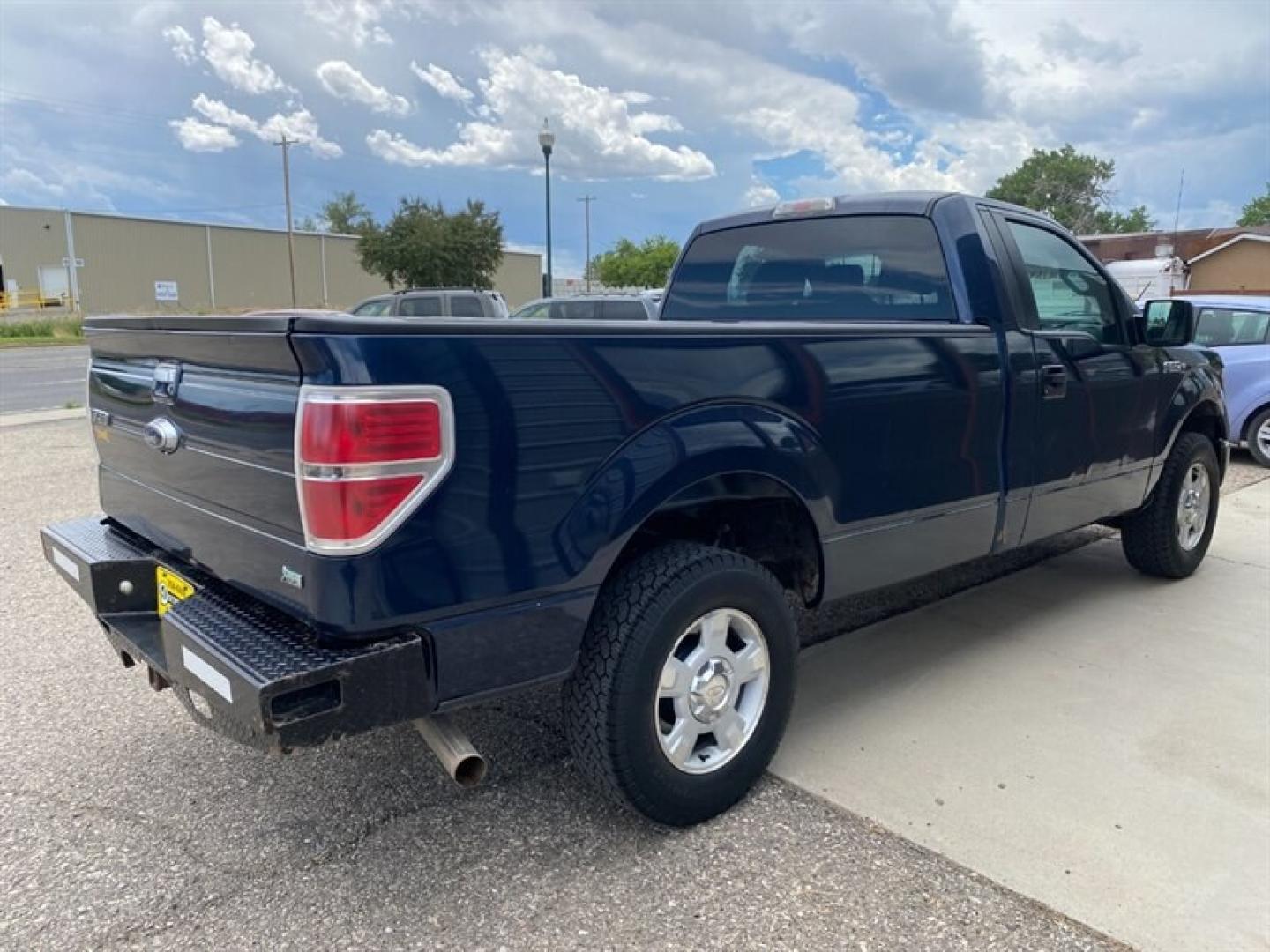 2013 Blue Ford F-150 XL (1FTMF1EM5DK) with an 3.7L Flex Fuel V6 302hp 278ft. lbs. engine, Automatic transmission, located at 842 E South Street, Powell, WY, 82435, (307) 754-7289, 44.752300, -108.746933- Photo#2