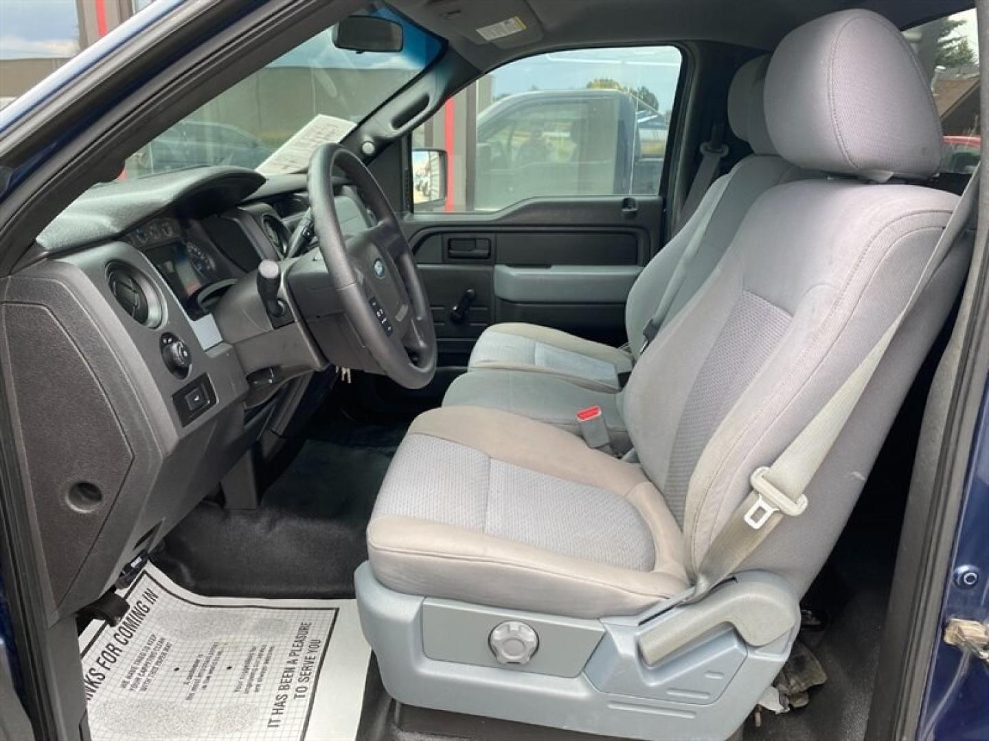 2013 Blue Ford F-150 XL (1FTMF1EM5DK) with an 3.7L Flex Fuel V6 302hp 278ft. lbs. engine, Automatic transmission, located at 842 E South Street, Powell, WY, 82435, (307) 754-7289, 44.752300, -108.746933- Photo#5