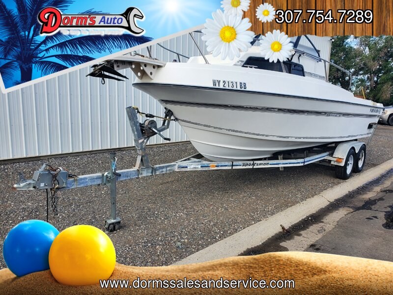 1990 White RENKEN 2286 22' (RBMLG092B09) with an 5.7L engine, I/O transmission, located at 842 E South Street, Powell, WY, 82435, (307) 754-7289, 44.752300, -108.746933- Photo#0