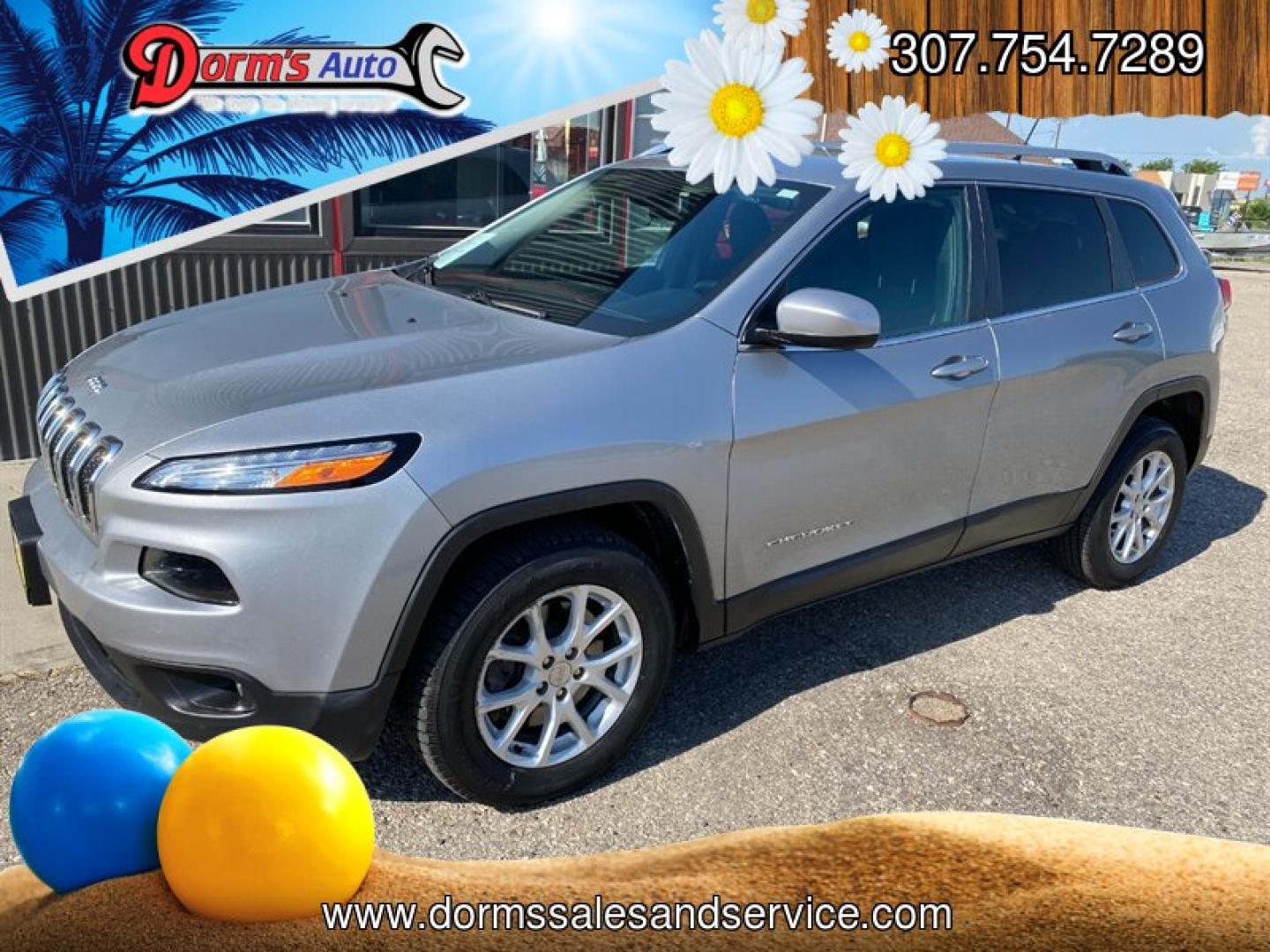 2015 Billet Silver Metallic Clear Coat Jeep Cherokee Latitude (1C4PJMCB4FW) with an 2.4L I4 180hp 171ft. lbs. engine, 9-Speed Shiftable Au transmission, located at 842 E South Street, Powell, WY, 82435, (307) 754-7289, 44.752300, -108.746933- Photo#0