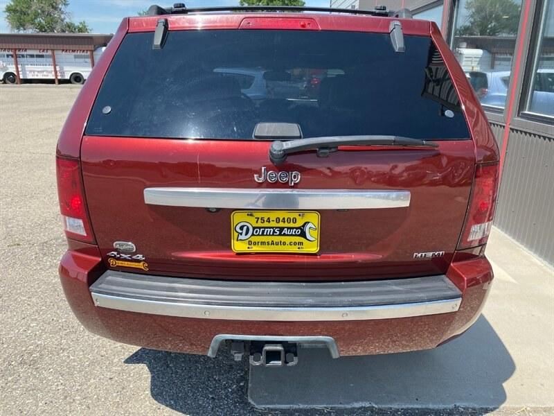 2007 Red Jeep Grand Cherokee Overland (1J8HR682X7C) with an HEMI 5.7L V8 330hp 375ft. lbs. engine, 5-Speed Shiftable Au transmission, located at 842 E South Street, Powell, WY, 82435, (307) 754-7289, 44.752300, -108.746933- Photo#11
