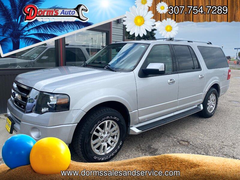 2012 Silver Ford Expedition EL Limited (1FMJK2A56CE) with an 5.4L Flex Fuel V8 310hp 365ft. lbs. engine, Automatic transmission, located at 842 E South Street, Powell, WY, 82435, (307) 754-7289, 44.752300, -108.746933- Photo#0
