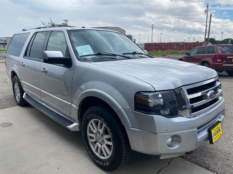 2012 Silver Ford Expedition EL Limited (1FMJK2A56CE) with an 5.4L Flex Fuel V8 310hp 365ft. lbs. engine, Automatic transmission, located at 842 E South Street, Powell, WY, 82435, (307) 754-7289, 44.752300, -108.746933- Photo#1