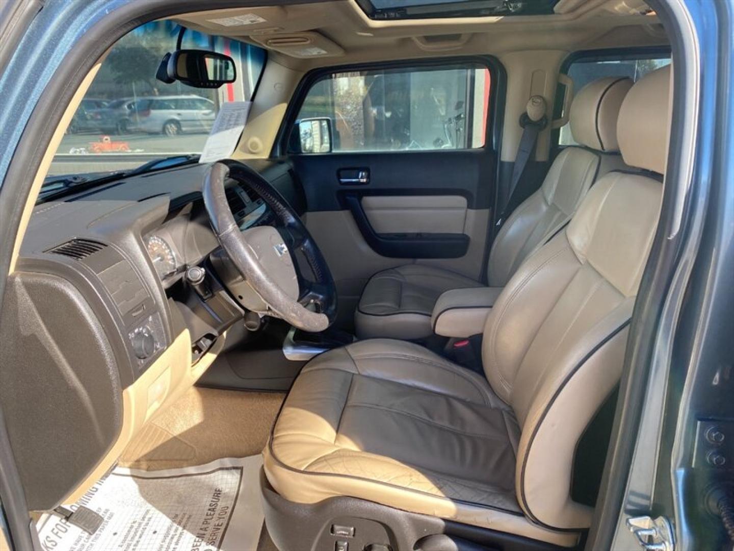 2006 Blue Hummer H3 4dr SUV (5GTDN136868) with an 3.5L I5 220hp 225ft. lbs. engine, 5 Speed Manual transmission, located at 842 E South Street, Powell, WY, 82435, (307) 754-7289, 44.752300, -108.746933- Photo#5
