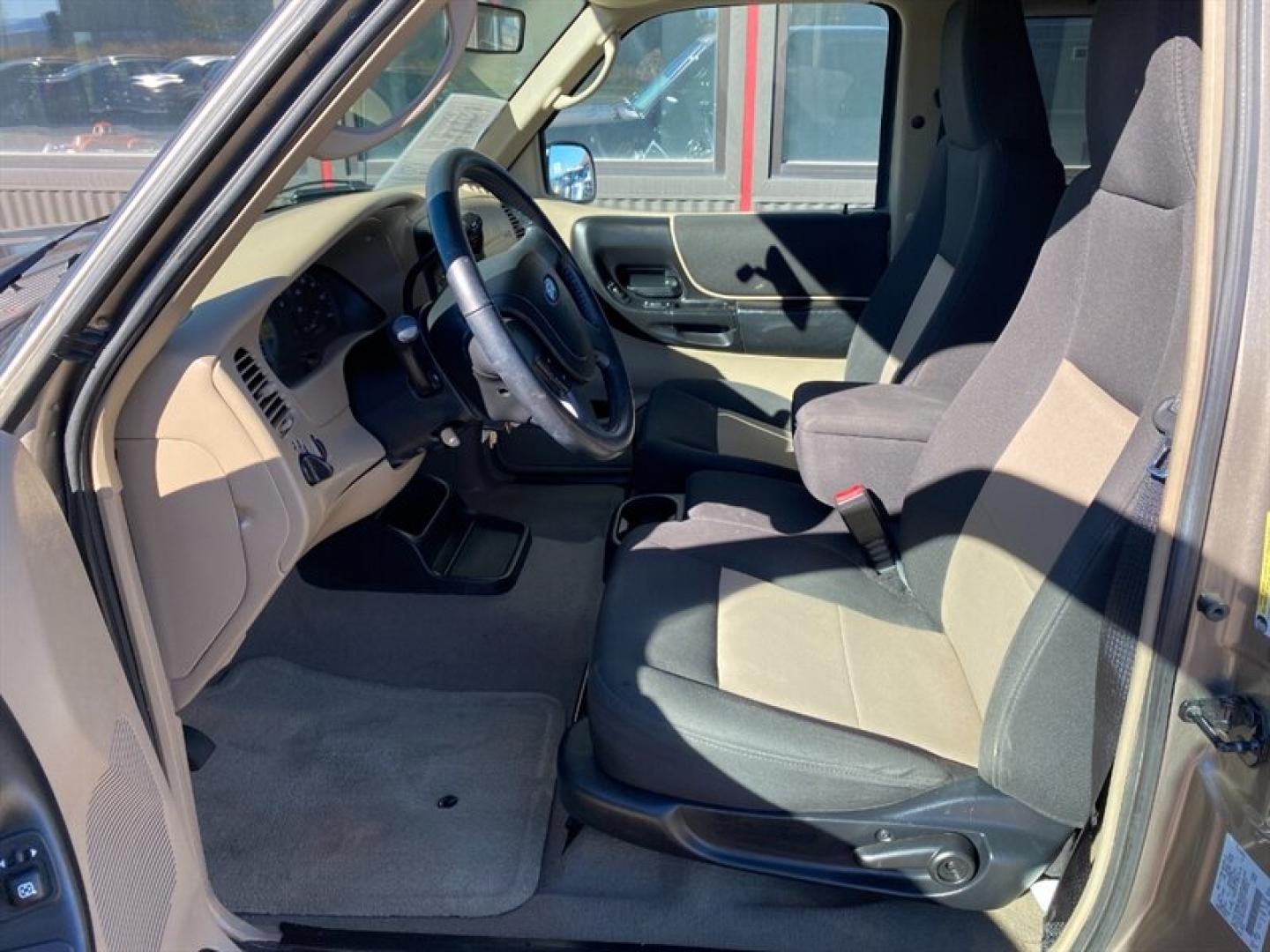 2005 Tan Ford Ranger XL 2dr SuperCab XL (1FTYR15E45P) with an 4.0L V6 207hp 238ft. lbs. engine, 5 Speed Manual transmission, located at 842 E South Street, Powell, WY, 82435, (307) 754-7289, 44.752300, -108.746933- Photo#5
